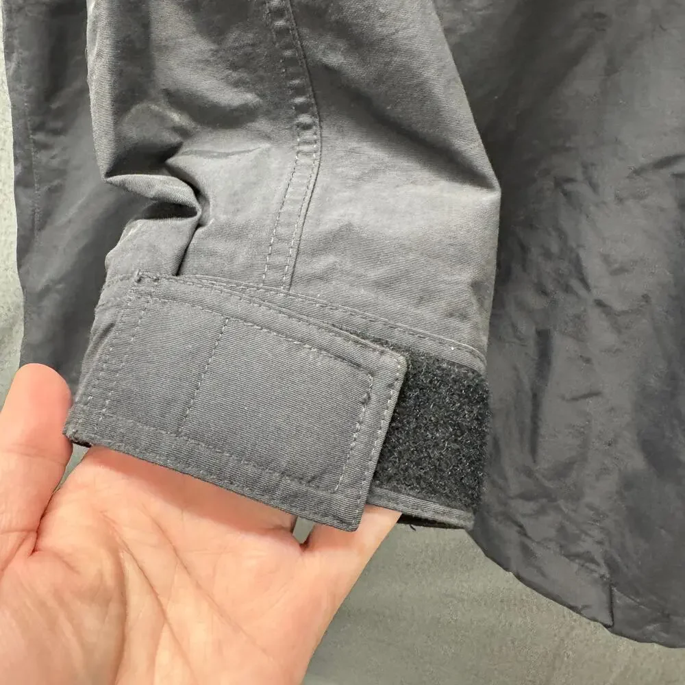 Eddie Bauer WeatherEdge Jacket Mens XLT Gray Full Zip Nylon Outdoor + Pockets‎